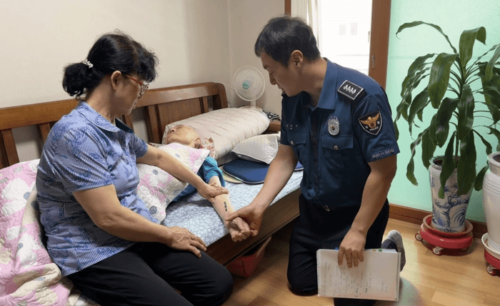 안양만안서, 치매노인 실종 막는 '안심 타투' 도입